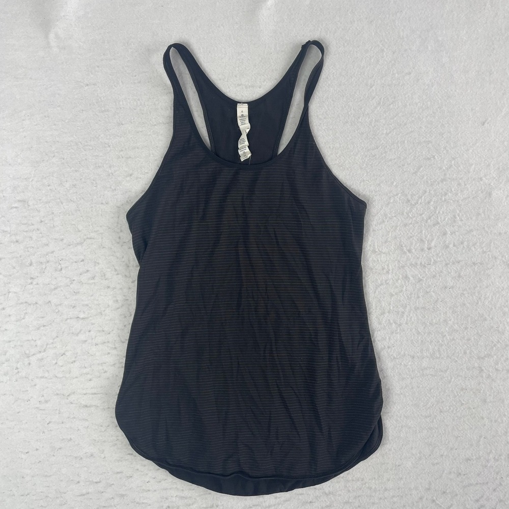 Lululemon Athletica Swiftly‎ Tech Tank Top Womens 6 Striped Racerback Activewear